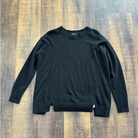 J. Crew Collection Black 100% Italian Cashmere Size Small - Picture 1 of 9